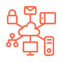 Connectivity illustration used on our blog - Laptop Rentals Vs. Desktop Rentals