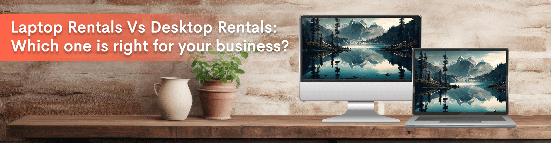 banner image for our blog on Laptop Rentals Vs Desktop Rentals: Which one is right for your business?