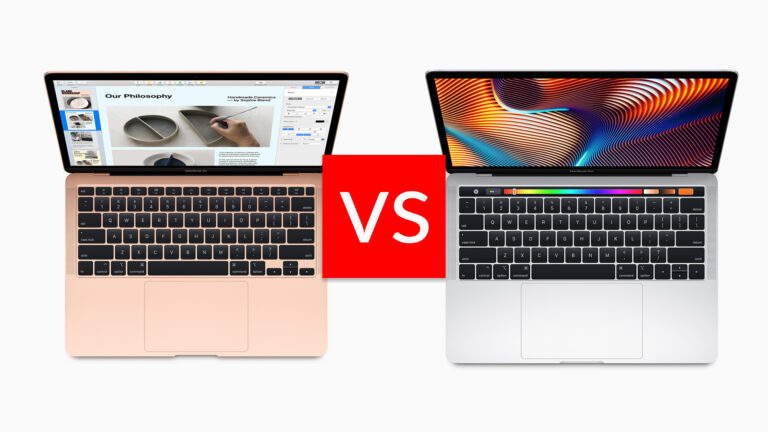 difference between the Keyboard of Macbook Air vs Macbook Pro